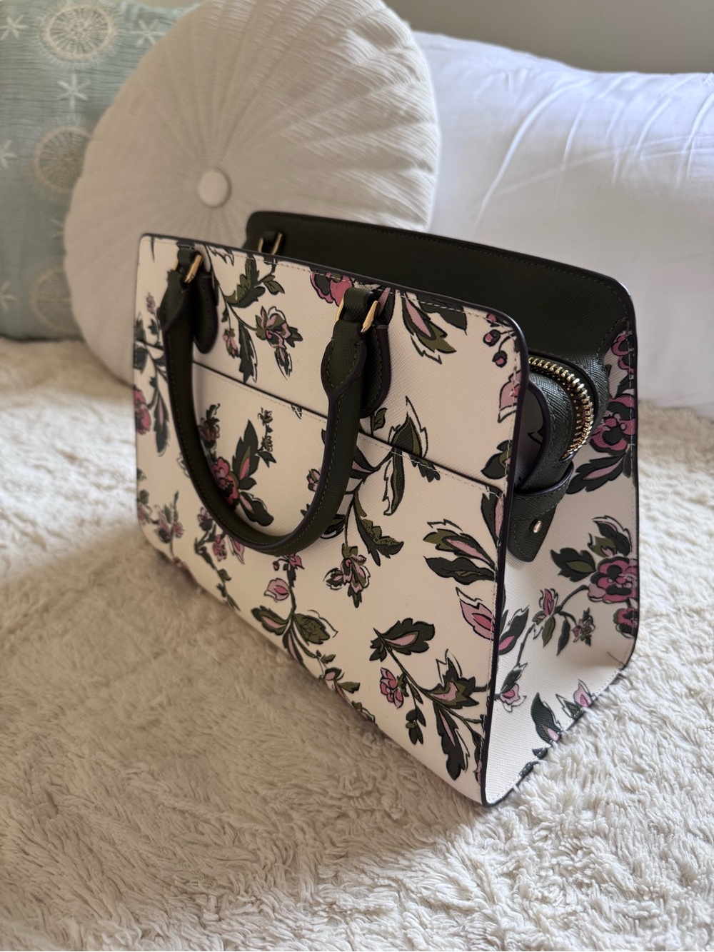 NEW Kate Spade Madison Forest Blooms Printed Floral Purse - Picture 8 of 11